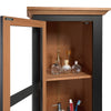 Sunrise Narrow Cabinet – Glass Door | Compact Storage